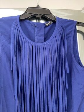 Zara Basic royal blue sleeveless summer dress size XS.